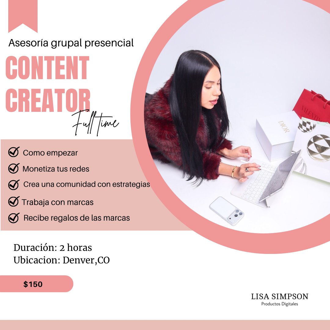 Asesoría grupal presencial