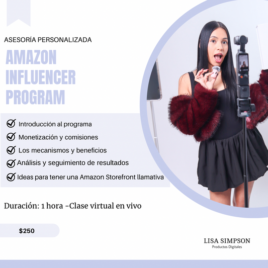 Asesoría Amazon Influencer Program